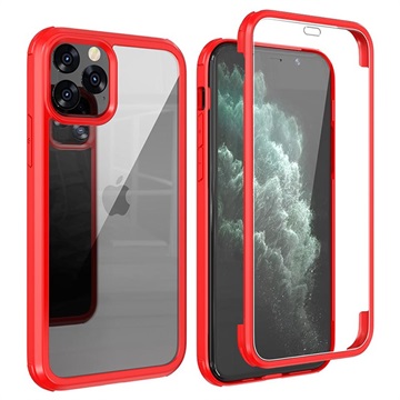 Shine&Protect 360 iPhone 11 Pro Hybrid Cover - Rød / Klar