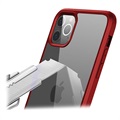 Shine&Protect 360 iPhone 11 Pro Hybrid Cover - Rød / Klar