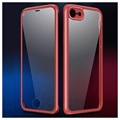 iPhone 7/8/SE (2020)/SE (2022) Shine&Protect 360 Hybrid Cover - Rød / Klar