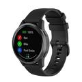 Silikone Rem til Garmin Vivoactive 4, Venu 3/2, Forerunner 265 - Sort