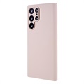 Silky Samsung Galaxy S22 Ultra 5G Silikone Cover - Pink