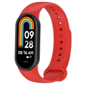Xiaomi Smart Band 8 Blød Silikone Rem - Rød