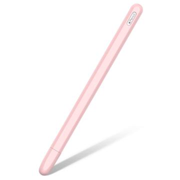 Skridsikker Apple Pencil (2nd Generation) Silikone Cover - Pink