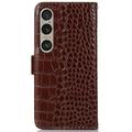 Sony Xperia 1 VI Crocodile Series Læderpung med RFID