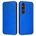 Sony Xperia 1 VI Flip Cover - Karbonfiber