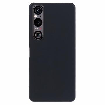 Sony Xperia 1 VI Gummibelagt Plastik Cover - Sort