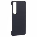 Sony Xperia 1 VI Gummibelagt Plastik Cover - Sort