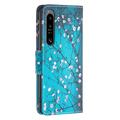 Sony Xperia 1 VI Wonder Series Pung - Hvid Blomster