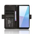 Sony Xperia 10 VI Pung Cover med Kortholder - Sort