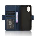 Sony Xperia 10 VI Pung Cover med Kortholder - Blå