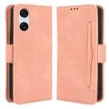 Sony Xperia 10 VI Pung Cover med Kortholder - Pink