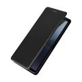 Sony Xperia 10 VI Flip Cover - Karbonfiber - Sort