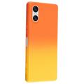 Sony Xperia 10 VI Ombre TPU Cover - Orange / Gul