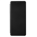 Sony Xperia Pro-I Flip Cover - Karbonfiber - Sort