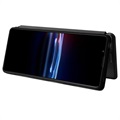 Sony Xperia Pro-I Flip Cover - Karbonfiber - Sort