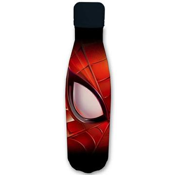 Spider-Man vandflaske / termoflaske i rustfrit stål - 500ml - rød / sort