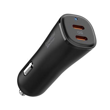 Spigen EV502 ArcStation Essential billader - 50W, 2xUSB-C - Sort