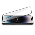 Spigen Glas.tR Slim HD iPhone 14 Pro Max Hærdet Glas - Sort