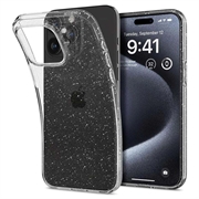 iPhone 15 Pro Max Spigen Liquid Crystal Glitter Cover - Gennemsigtig