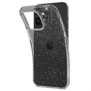 iPhone 15 Pro Max Spigen Liquid Crystal Glitter Cover - Gennemsigtig