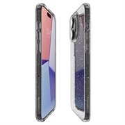 iPhone 15 Pro Max Spigen Liquid Crystal Glitter Cover - Gennemsigtig