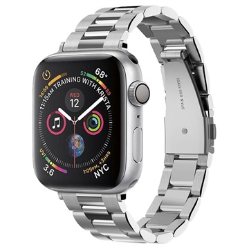Spigen Modern Fit Apple Watch 9/8/SE (2022)/7/SE/6/5/4/3/2/1 Rem - 41mm/40mm/38mm - Sølv