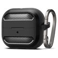 Samsung Galaxy Buds3/Buds3 Pro Spigen Rugged Armor TPU Cover - Sort