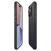 iPhone 15 Pro Spigen Thin Fit Hybrid Cover - Sort