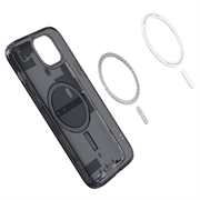 iPhone 15 Spigen Ultra Hybrid Mag Cover - Zero One / Sort