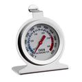Ovntermometer i rustfrit stål med krog - Celsius / Fahrenheit
