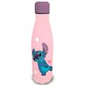 Stitch vandflaske / termoflaske i rustfrit stål - 500ml - pink / lilla