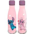 Stitch vandflaske / termoflaske i rustfrit stål - 500ml - pink / lilla