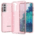 Samsung Galaxy S21 5G Stylish Glitter Series Hybrid Cover