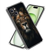 iPhone 15 Stilfuld Ultra-Slim TPU Cover - Lion