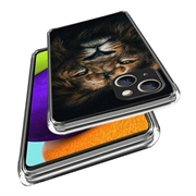iPhone 15 Stilfuld Ultra-Slim TPU Cover - Lion
