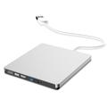 Superslankt eksternt CD/DVD-RW-drev til MacBook og Windows - USB 3.0