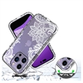 Sweet Armor Series iPhone 14 Pro Hybrid Cover - Mandala