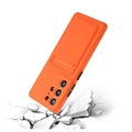 Samsung Galaxy S23 Ultra 5G TPU Cover med Kortholder - Orange