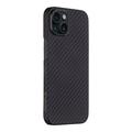 iPhone 15 Tactical MagForce Cover - Karbonfiber / Sort