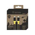 Tactical MagRope USB-C til Lightning-kabel - holdbart, hurtigt opladningskabel - 1m - sort / gul