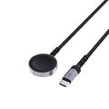 Tech-Protect MC01 UltraBoost magnetisk oplader til Apple Watch med 120cm Type-C-kabel