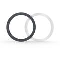 Tech-Protect MagMat MagSafe Universal Magnetisk Ring - 2-pak - sort og sølv