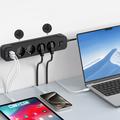 Tech-Protect PCL4X3 Strømstik - 4 stik med 2 USB-A og 1 USB-C, 200cm kabel - Sort