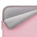 Tech-Protect Sleevy Laptop Sleeve med sidelomme - 13-14" - Støvet Rose