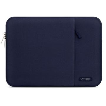 Tech-Protect Sleevy Laptop Sleeve med sidelomme - 13-14" - Marineblå