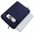 Tech-Protect Sleevy Laptop Sleeve med sidelomme - 13-14" - Marineblå