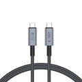 Tech-Protect UltraBoost Max USB 4.0 Type-C-kabel - PD240W, 1m, 8K 40Gbps - grå