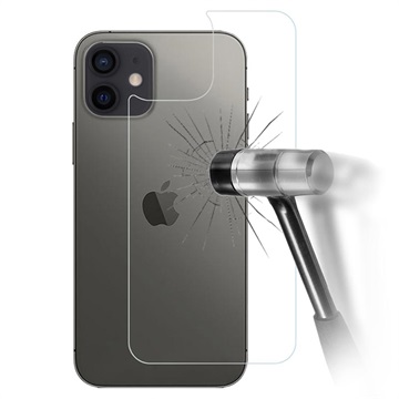 iPhone 12 Mini Skærmbeskyttelse Hærdet Glas til Bagcoveret - 9H - Klar