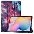 Tri-Fold Series Samsung Galaxy Tab S6 Lite 2020/2022 Folio Taske - Galakse