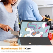 Huawei MatePad SE 11 Tri-Fold Series Smart Folio Cover - Enhjørning